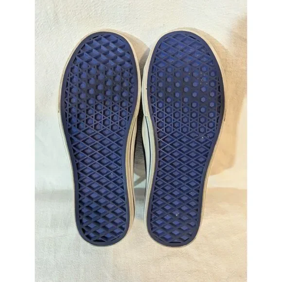 Vans Women's 5.5 Purple Velcro Canvas Sneakers Low-Top Shoes, Casual Skate - Picture 5 of 6